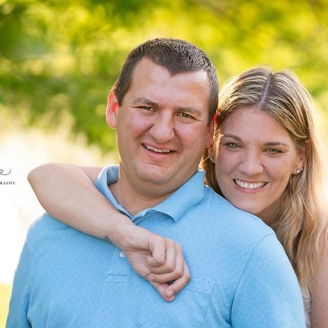 Travel advisors Sarah and Jeremy Roberts from Abora Travel, photographed in Greeley, Kansas, known for curating personalized family and accessibility-focused vacations.